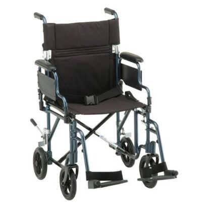 Nova 19" Lightweight Transport Chair with Detachable Armrests
